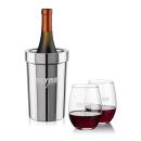 Milano Wine Cooler & Crestview Stemless Wine Set