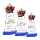 Crown VividPrint&trade; Award on Alberton Base - Blue
