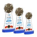 Fire Dept VividPrint&trade; Award on Alberton Base - Blue