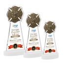 Fire Dept VividPrint&trade; Award on Alberton Base - White