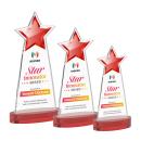 Starlite VividPrint&trade; Award on Alberton Base - Red