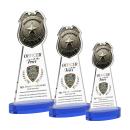 Police Badge VividPrint&trade; Award on Alberton Base - Blue