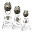 Police Badge VividPrint&trade; Award on Hartford Base - Clear