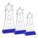 Star of David Award on Hartford Base - Blue