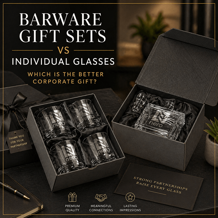 Barware Gift Sets vs Individual Glasses