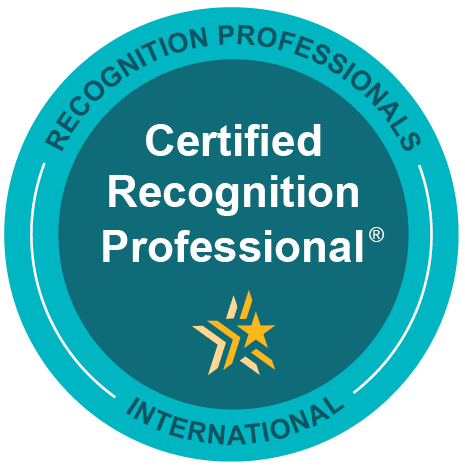 Certified Recognition Professional (CRP), a certification awarded by Recognition Professionals International